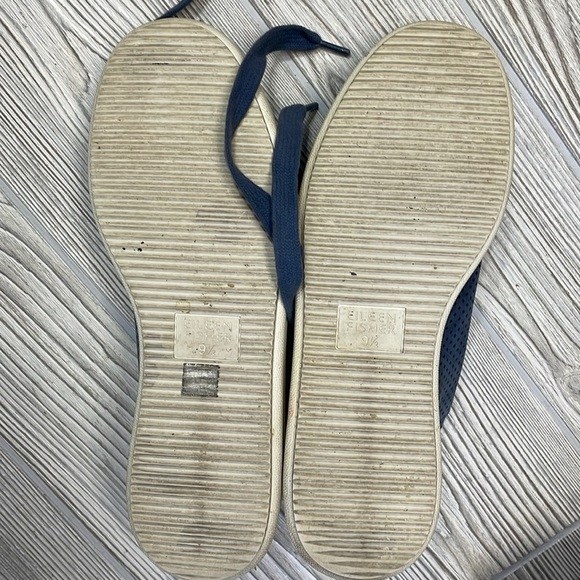 Eileen Fisher Clifton Tan Perforated
Suede Lace Up Sneakers - Picture 4 of 5